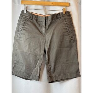 J.Crew Stretch Halsted Lola Taupe Skinny Shorts Casual Everyday Size‎ 2